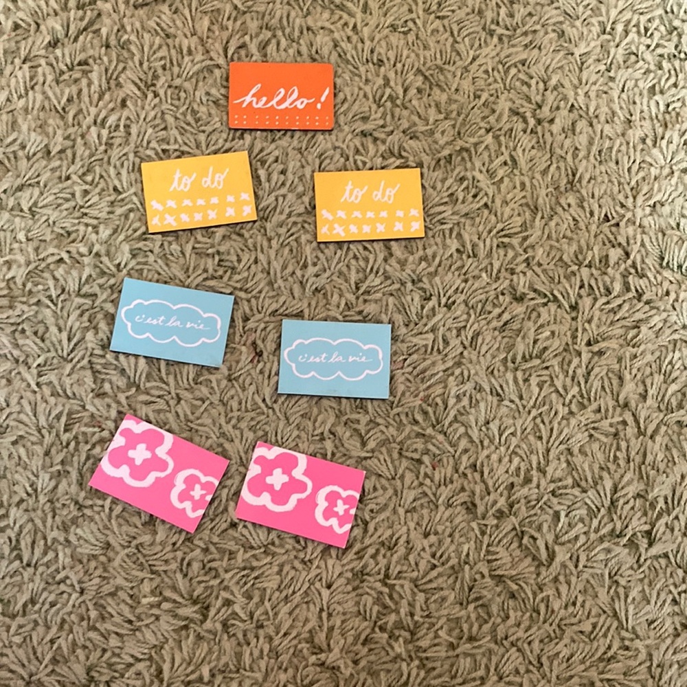 These colorful magnets
